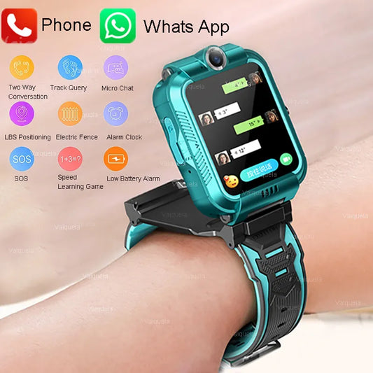 Kids Smart Watch Waterproof IP67 SOS Antil-lost Phone Call  Watch With SIM Card Location Tracker Smartwatch For Children Gifts