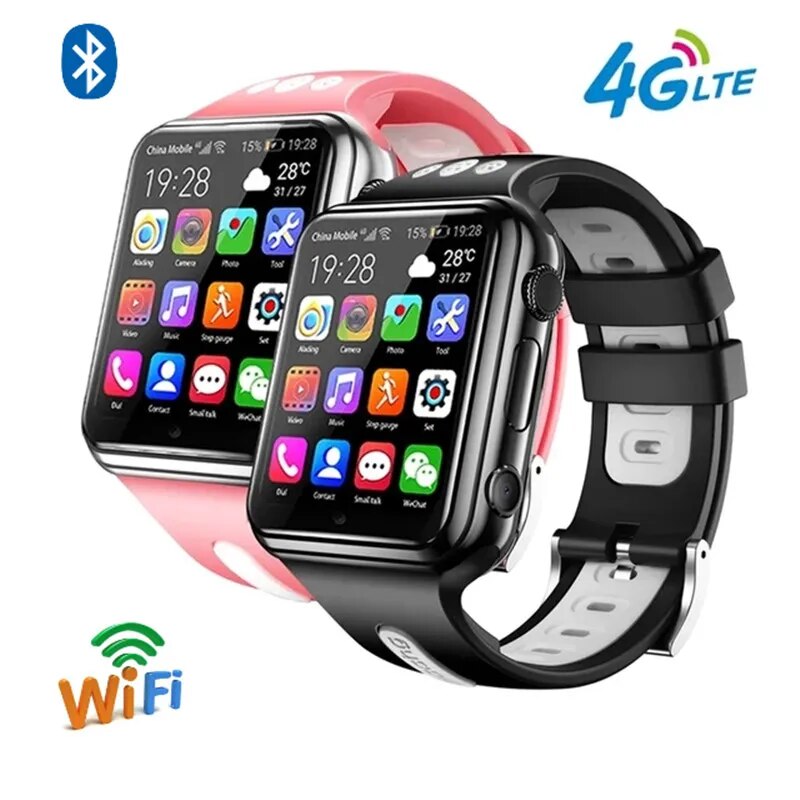 Android 9.0 4G Smart Watch W5 Kids GPS Positioning Watch Dual Camera Shooting Recording Wifi Internet Boys and Girls Video Calls