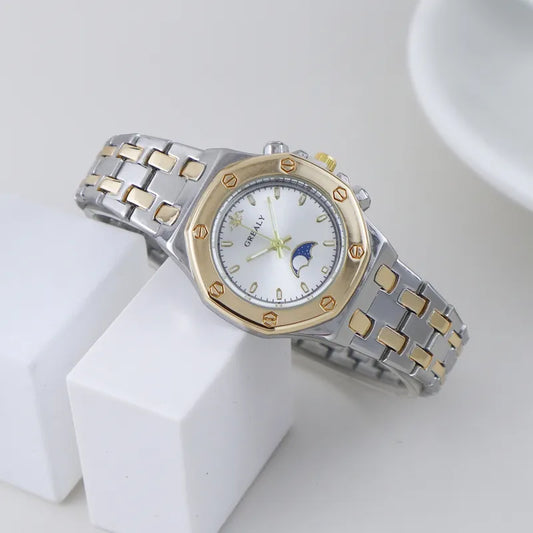 2022 Classic Hexagon Steel Band Watches For Women Female Fashion Casual All Match Quartz Wristwatch For Lady Gift