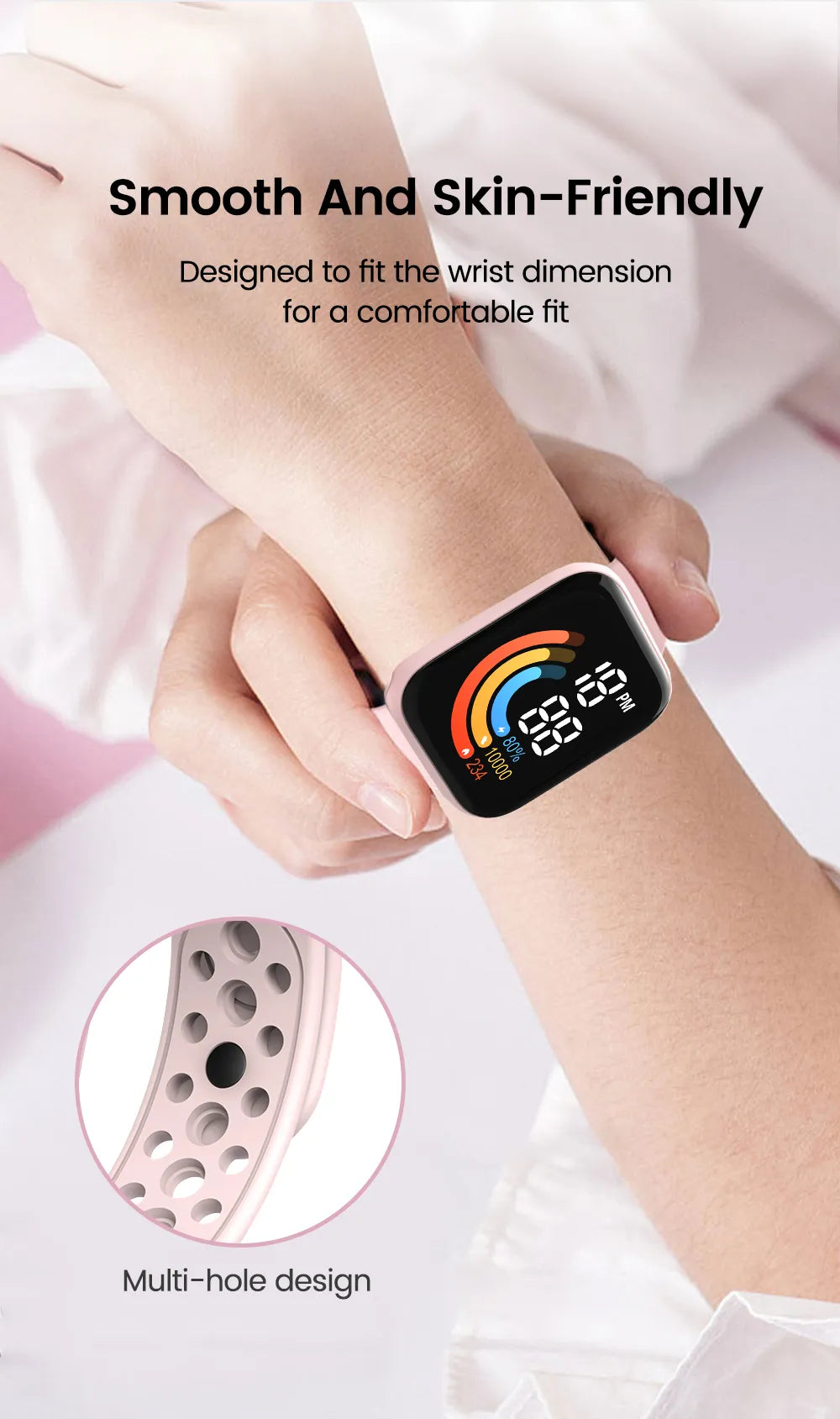 Child Watch Ultra Light LED Digital Watch For Kids Boy Girl Sports Military Silicone Wristband Electronic Clock Relogio Infantil